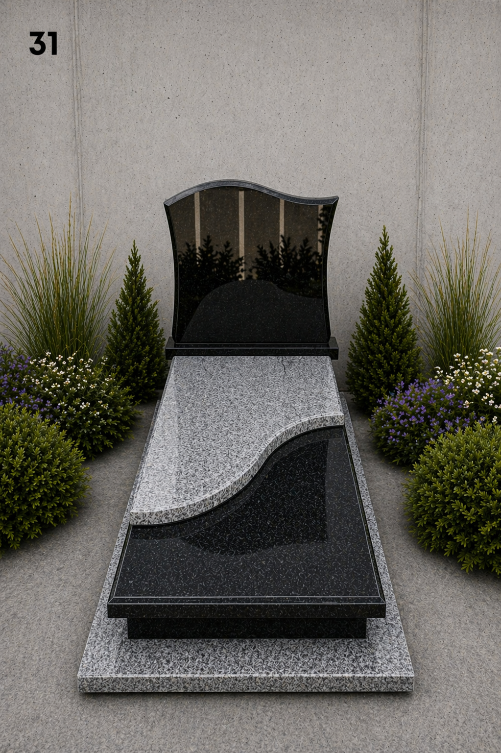 Bengal Black & Viscont White mała półka T54